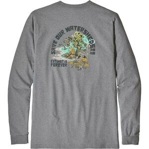 Patagonia Save Our Watersheds Responsibili-tee Longsleeve, Unisex size Small